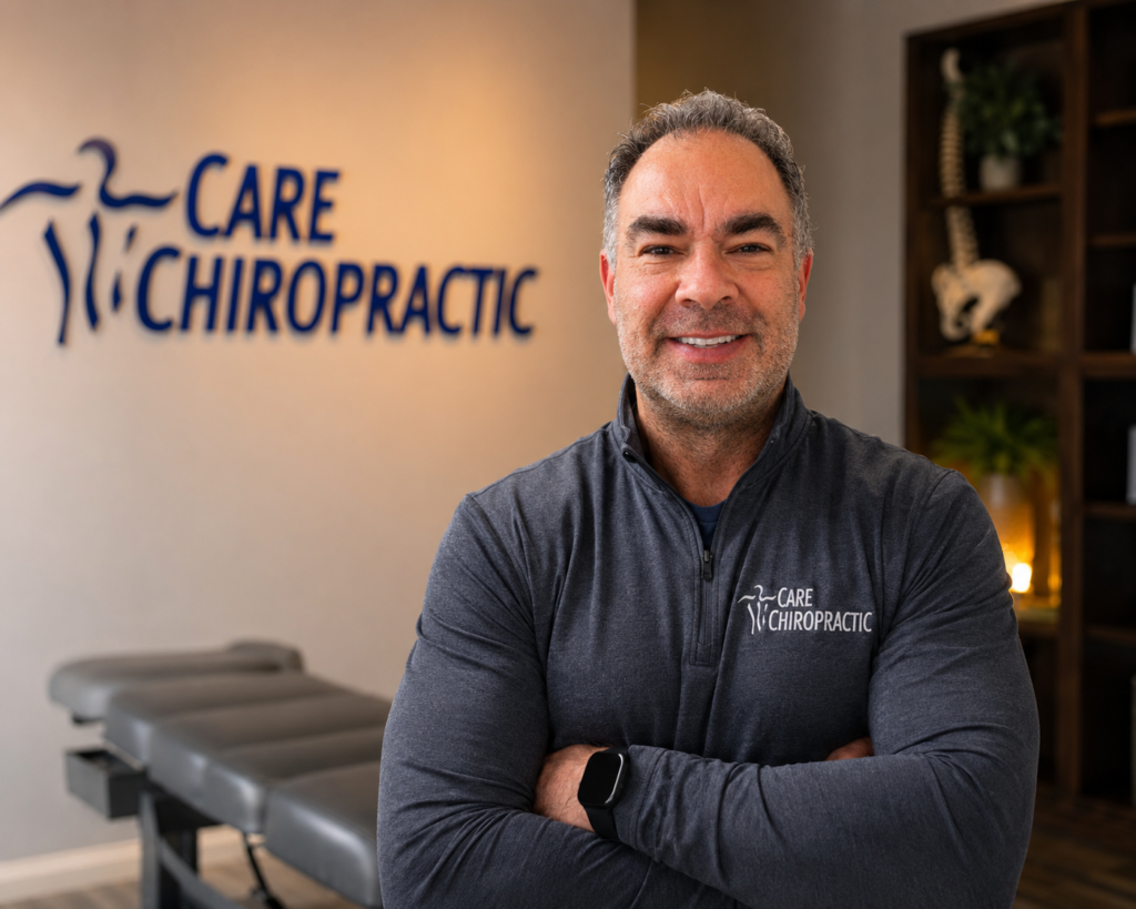 Dr. Sean Dunkle at Care Chiropractic in Marion IA 52302.