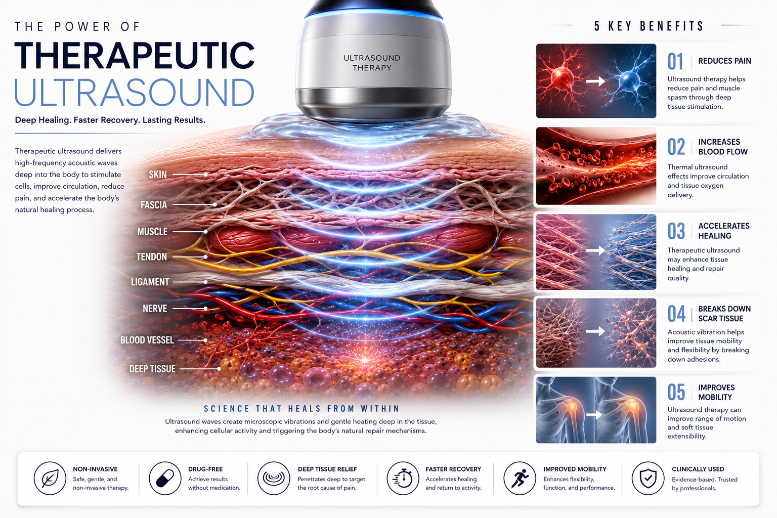 Ultrasound Therapy at Care Chiropractic in Marion IA.