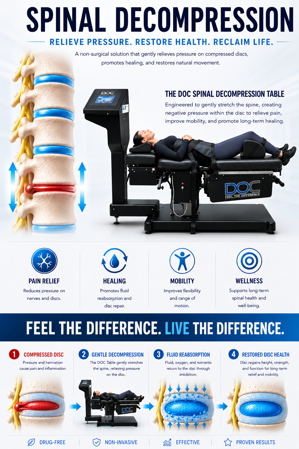 DOC Spinal Decompression Therapy at Care Chiropractic in Marion IA.